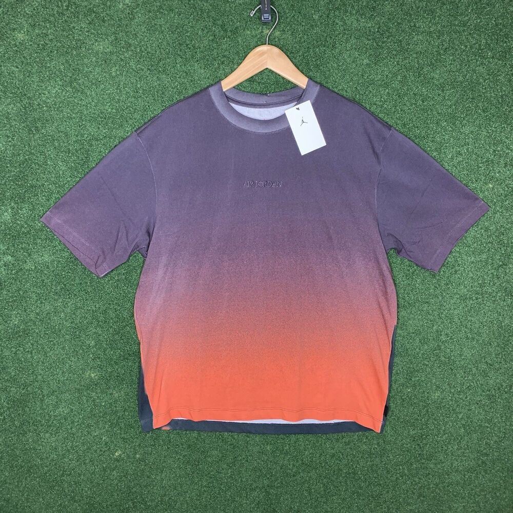 Sz M Nike Air Jordan 85 Gradient Sky T-Shirt Men's Off Noir Black Hj2316-045